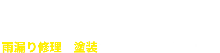 雨漏り修理と塗装のプロフェッショナル